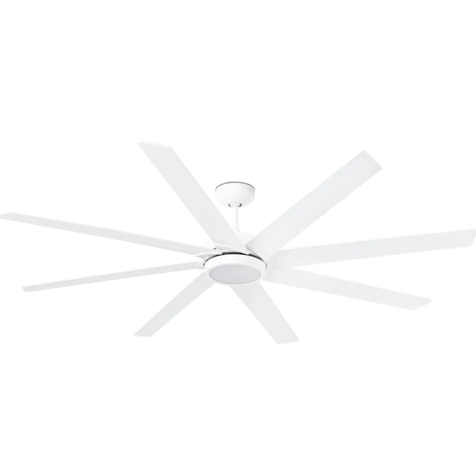 Achtflügeliger LED-Deckenventilator Century weiß
