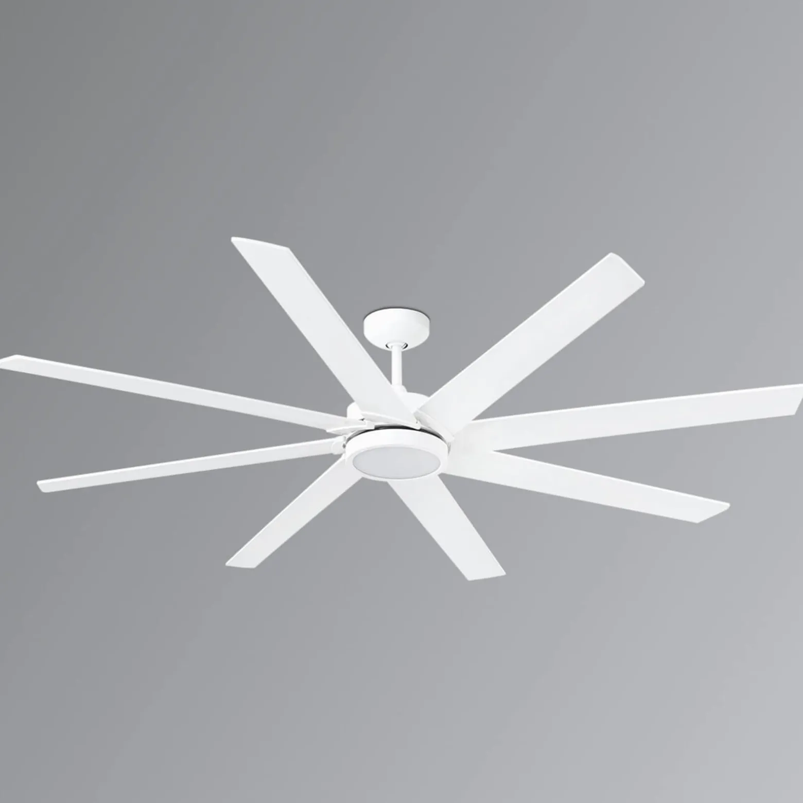 Achtflügeliger LED-Deckenventilator Century weiß