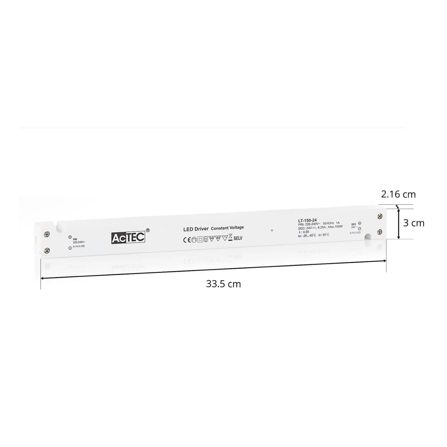 AcTEC LT LED-Treiber CV 24V, 150W