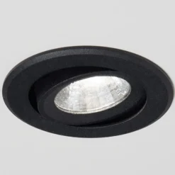 Agon Round LED-Einbaustrahler 3.000K 40° schwarz