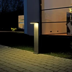 Aluminium-LED-Wegeleuchte Tamar in Anthrazit