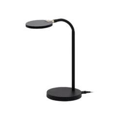 Aluminor Declic Tischlampe dim CCT Flexarm schwarz