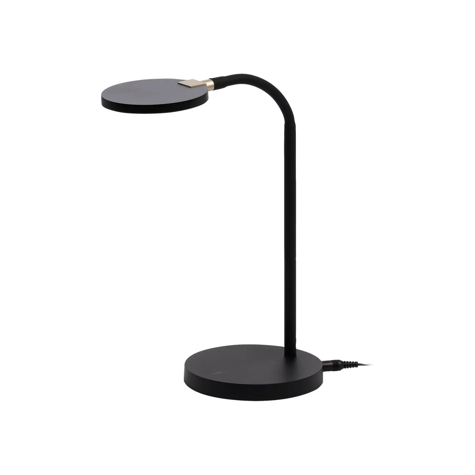 Aluminor Declic Tischlampe dim CCT Flexarm schwarz