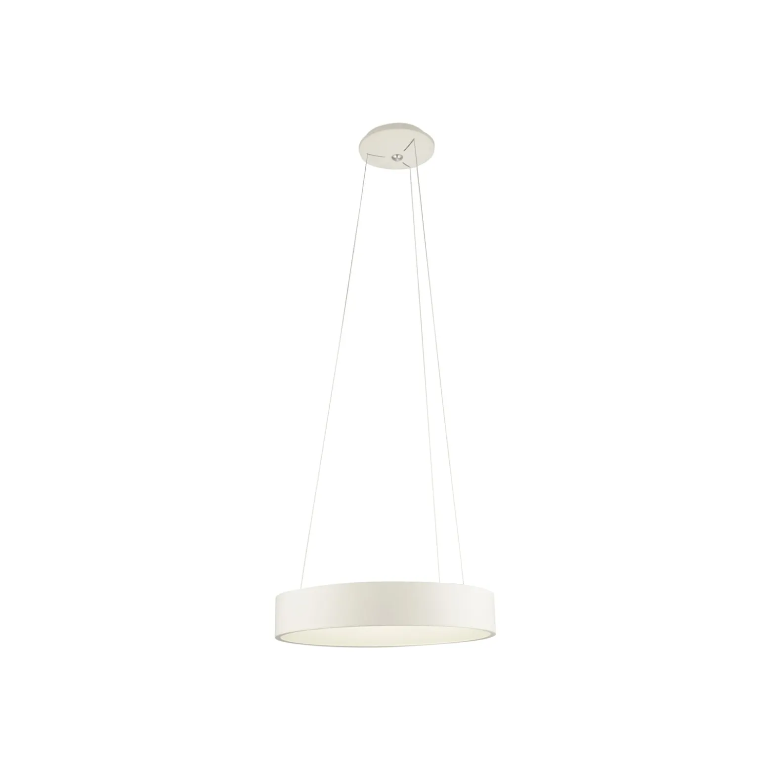 Aluminor Epsilon LED-Hängeleuchte, Ø 62 cm, weiß