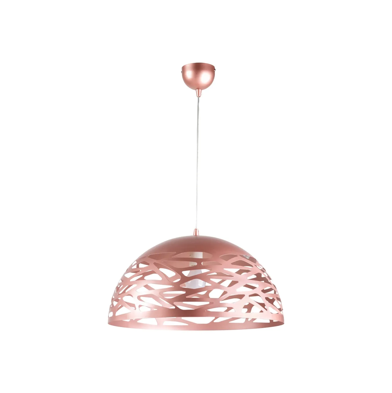 Aluminor Laser Hängelampe Lochmuster 50cm roségold