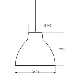 Aluminor S2089 Hängeleuchte im Industriestil