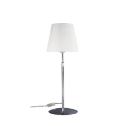 Aluminor Store Tischlampe, chrom/weiß
