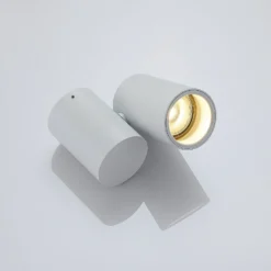 Arcchio Deckenlampe Gesina, 1flg., weiß, Alu, 11,6 cm