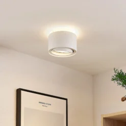 Arcchio Deckenlampe Walisa, Ø 15 cm, rund, weiß, 3er-Set