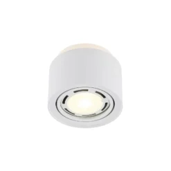 Arcchio Deckenlampe Walisa, Ø 15 cm, weiß, Metall, GU10