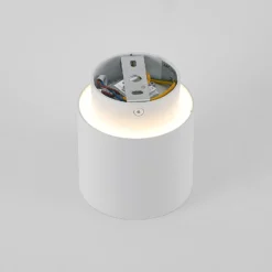 Arcchio Deckenlampe Walisa, Ø 10 cm, weiß, Metall, GU10