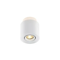 Arcchio Deckenlampe Walisa, Ø 10 cm, weiß, Metall, GU10