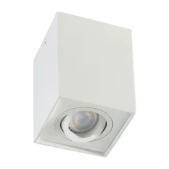 Arcchio Deckenspot Jolina, eckig, weiß, 13cm, Metall