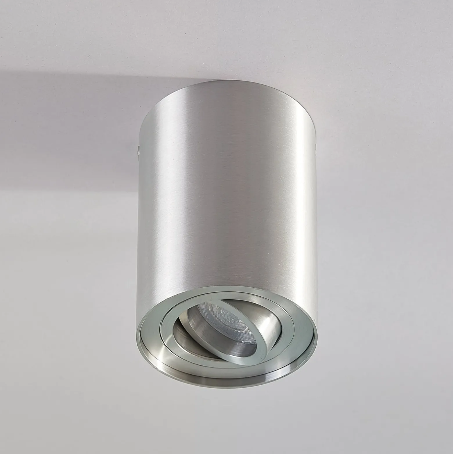 Arcchio Deckenspot Jolina, rund, 2er-Set, Aluminium