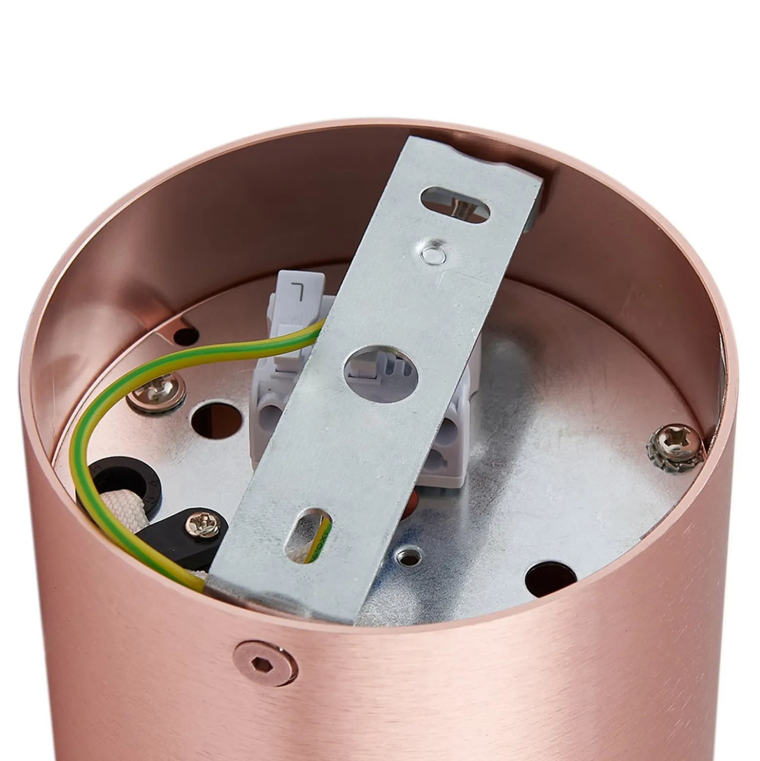 Arcchio Deckenspot Jolina, rund, kupfer, 13 cm, Metall