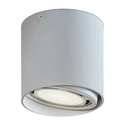Arcchio Deckenstrahler Mabel, Ø 13 cm, weiß, Metall, GU10