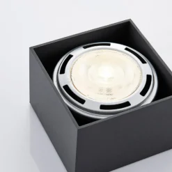 Arcchio Deckenstrahler Mabel, 12 cm x 12 cm, grau, GU10