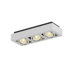 Arcchio Deckenstrahler Ronka, 50 cm, 3-flammig, weiß, GU10