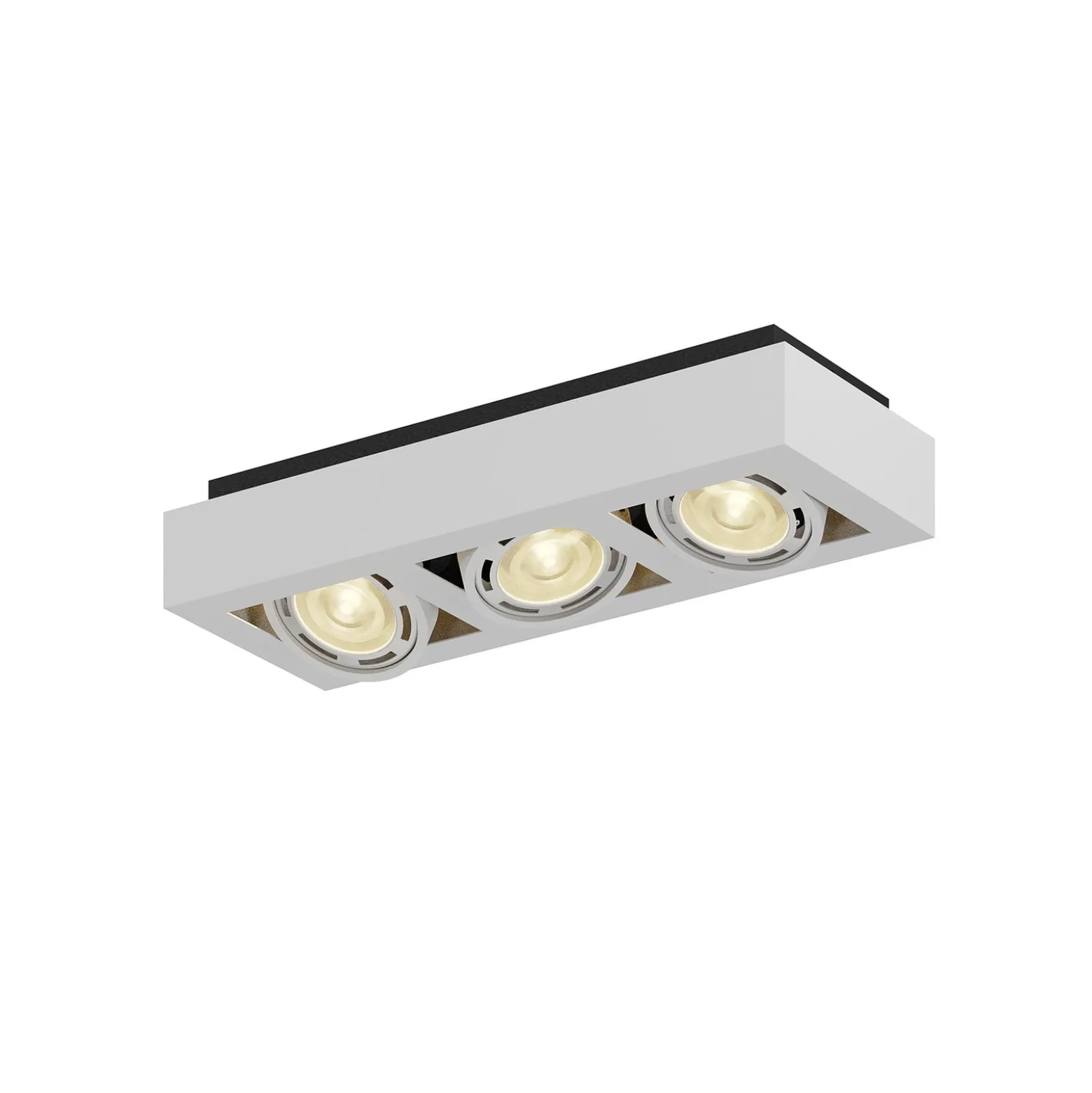 Arcchio Deckenstrahler Ronka, 50 cm, 3-flammig, weiß, GU10