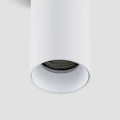 Arcchio Downlight Brinja, weiß, Metall, Ø 6 cm, rund, GU10