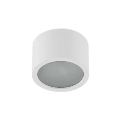 Arcchio Downlight Nieva, G9, weiß, rund, Ø 10cm, Metall
