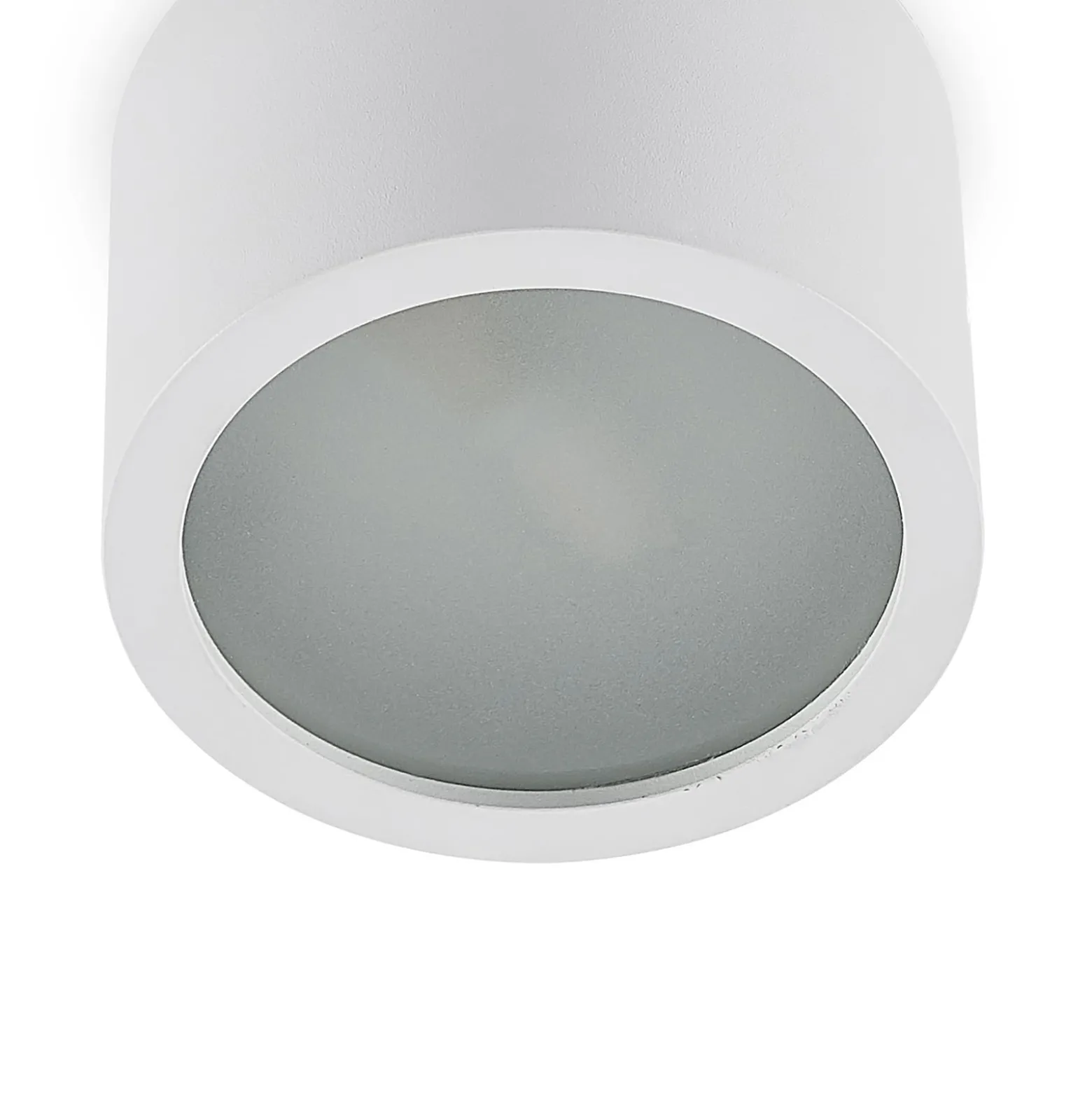 Arcchio Downlight Nieva, G9, weiß, rund, Ø 10cm, Metall