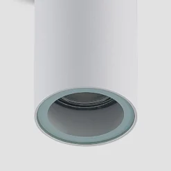 Arcchio Downlight Olivir, weiß, Metall, Ø 6cm, GU10, IP44