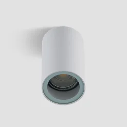 Arcchio Downlight Olivir, weiß, Metall, Ø 6cm, GU10, IP44