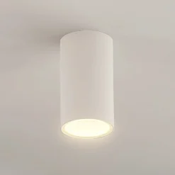 Arcchio Downlight Olivir, weiß, Metall, Ø 6cm, GU10, IP44