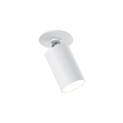 Arcchio Einbaustrahler Davin, weiß, Zylinder, 3er-Set