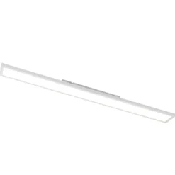 Arcchio Enora LED-Panel, 5500lm, weiß, Metall, 119,5 cm