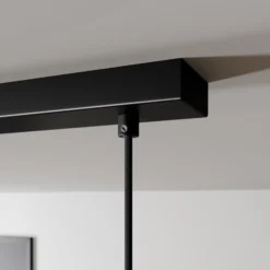 Arcchio Hängelampe Tadej, 4-flg., schwarz-weiß, Metall, E27