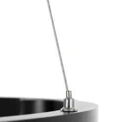Arcchio Hängeleuchte Brinja, schwarz, Ø 64 cm, 4-flg., GU10