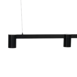 Arcchio Hängeleuchte Brinja, schwarz, 90 cm, 3-flg., GU10