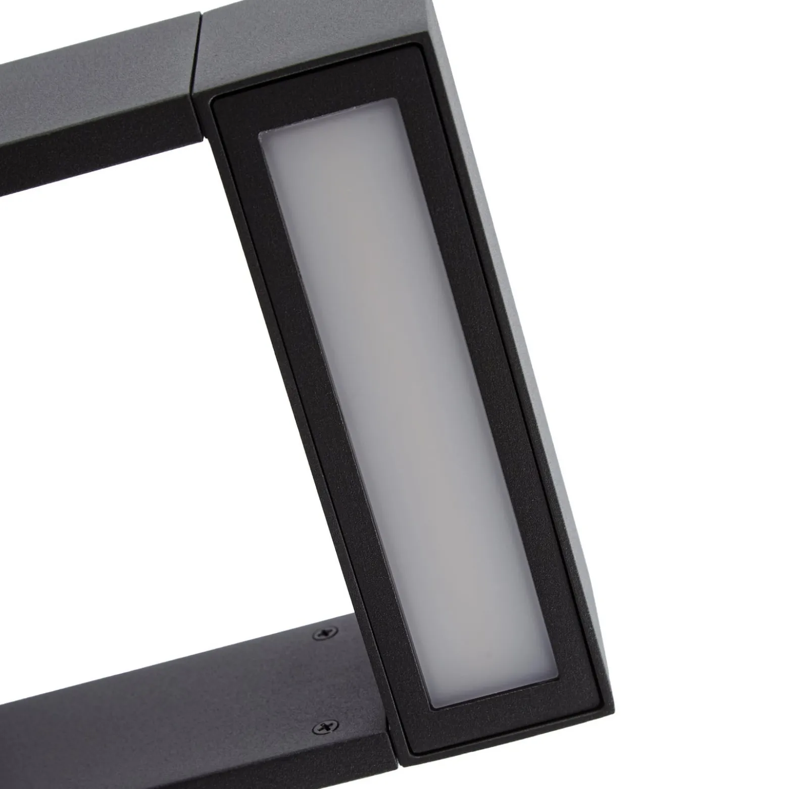 Arcchio LED-Außenwandlampe Kovato, Sensor, dunkelgrau, IP65