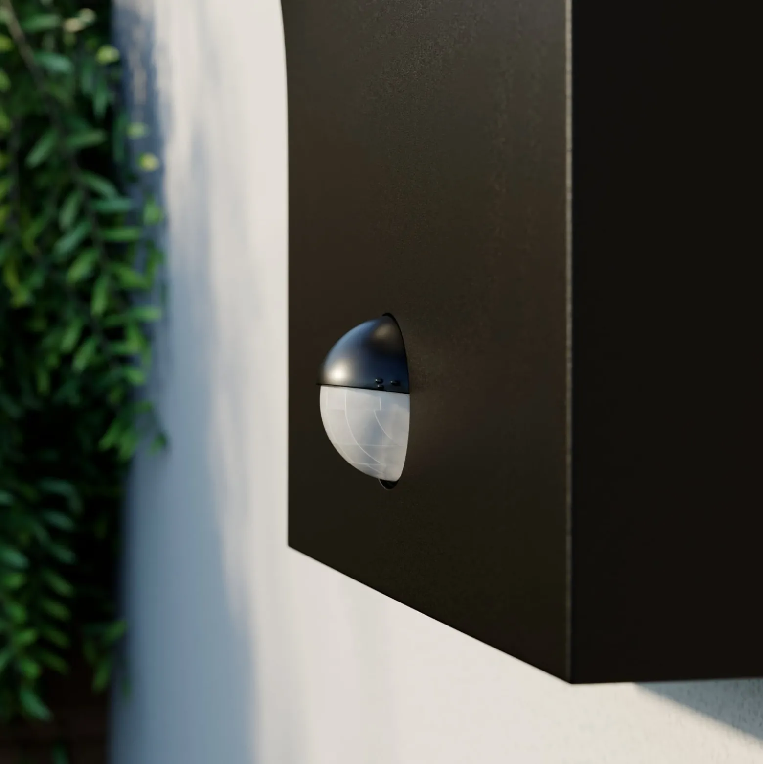 Arcchio LED-Außenwandleuchte Advik, anthrazit, IP54, Sensor