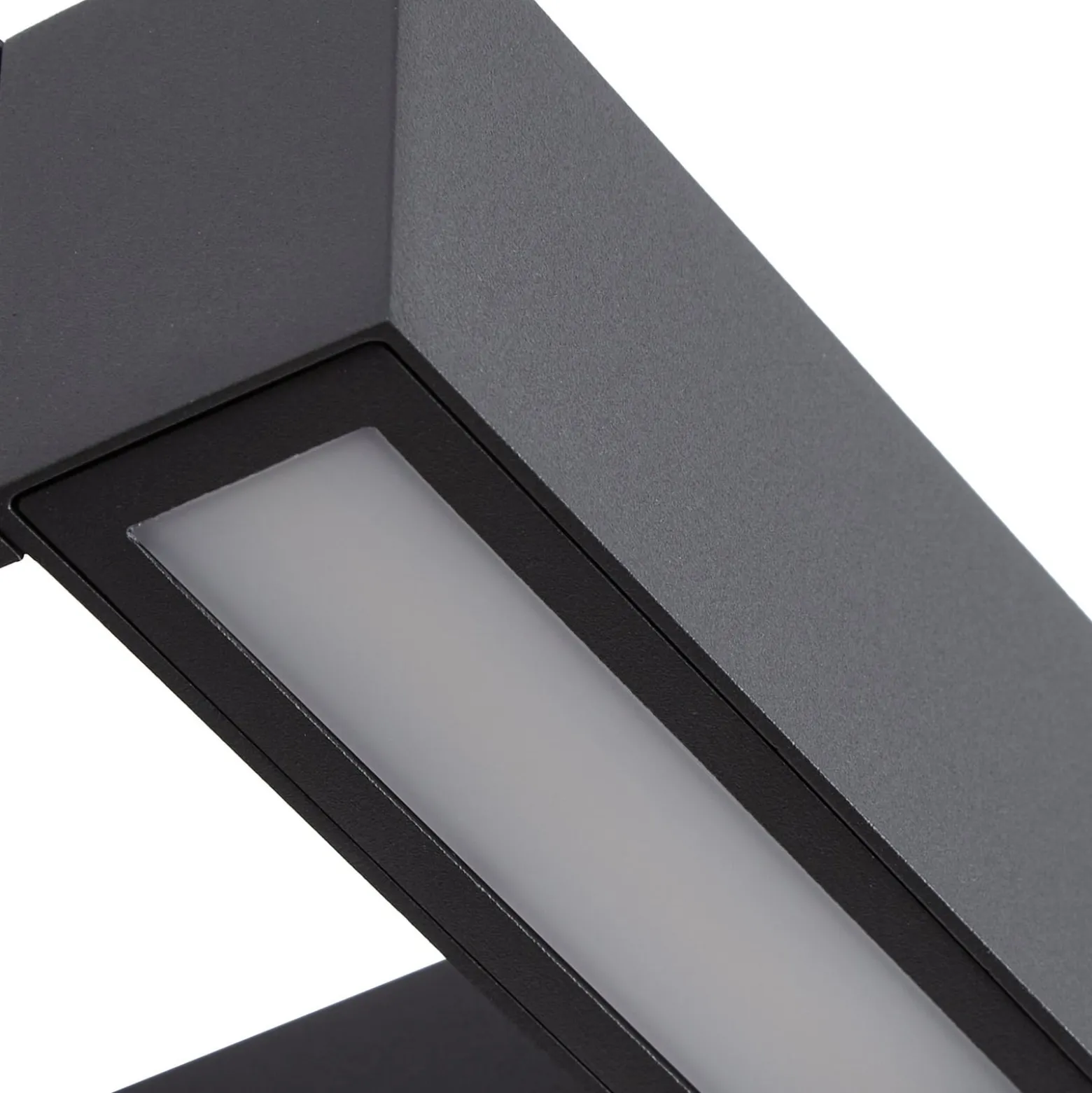 Arcchio LED-Außenwandleuchte Kovato, dunkelgrau, IP65