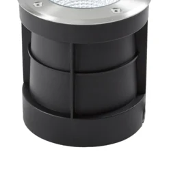 Arcchio LED-Bodeneinbauspot Thentos, Ø 12 cm 60° nickel IP67