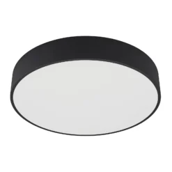 Arcchio LED-Deckenlampe Noabelle, Ø 60 cm, schwarz, Metall