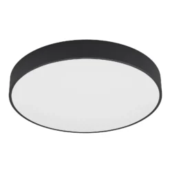 Arcchio LED-Deckenlampe Noabelle, Ø 80 cm, schwarz, Metall