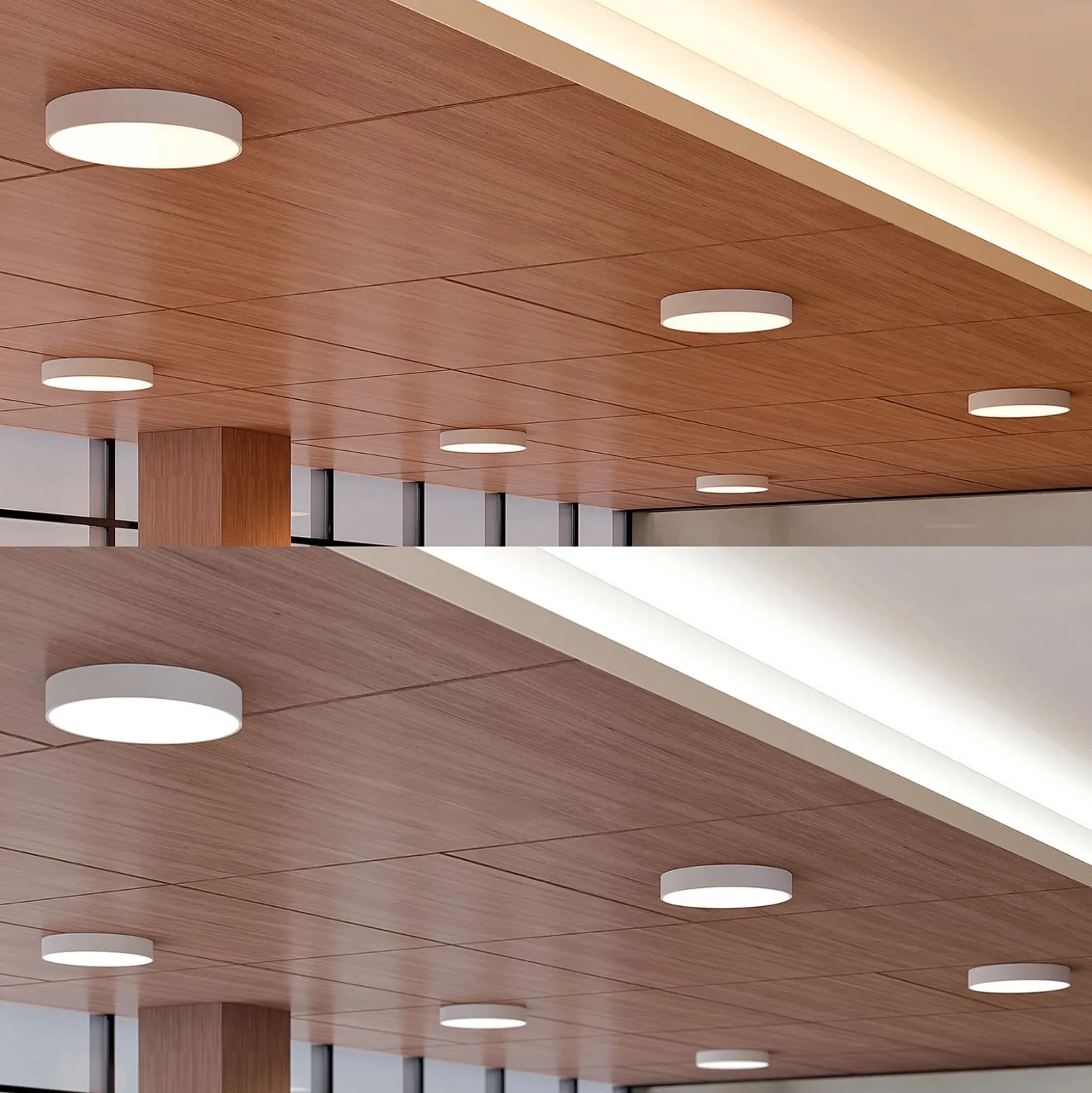 Arcchio LED-Deckenlampe Noabelle, Ø 60 cm, weiß, Metall