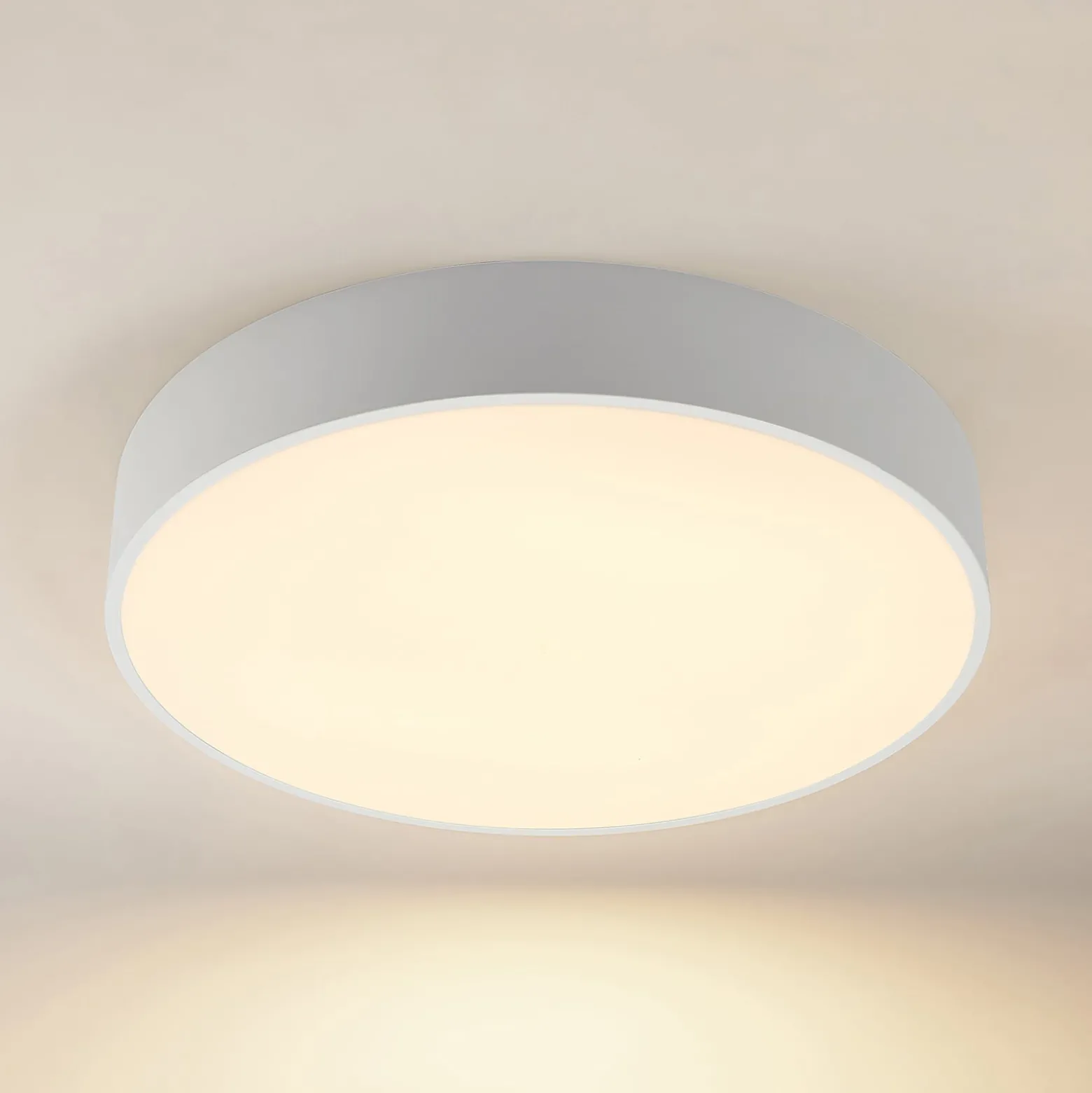 Arcchio LED-Deckenlampe Noabelle, Ø 60 cm, weiß, Metall