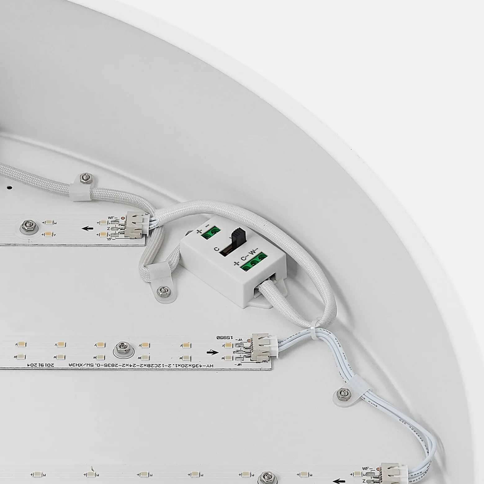 Arcchio LED-Deckenlampe Noabelle, Ø 60 cm, weiß, Metall