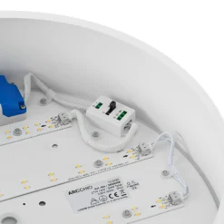 Arcchio LED-Deckenlampe Noabelle, Ø 40 cm, weiß, Metall