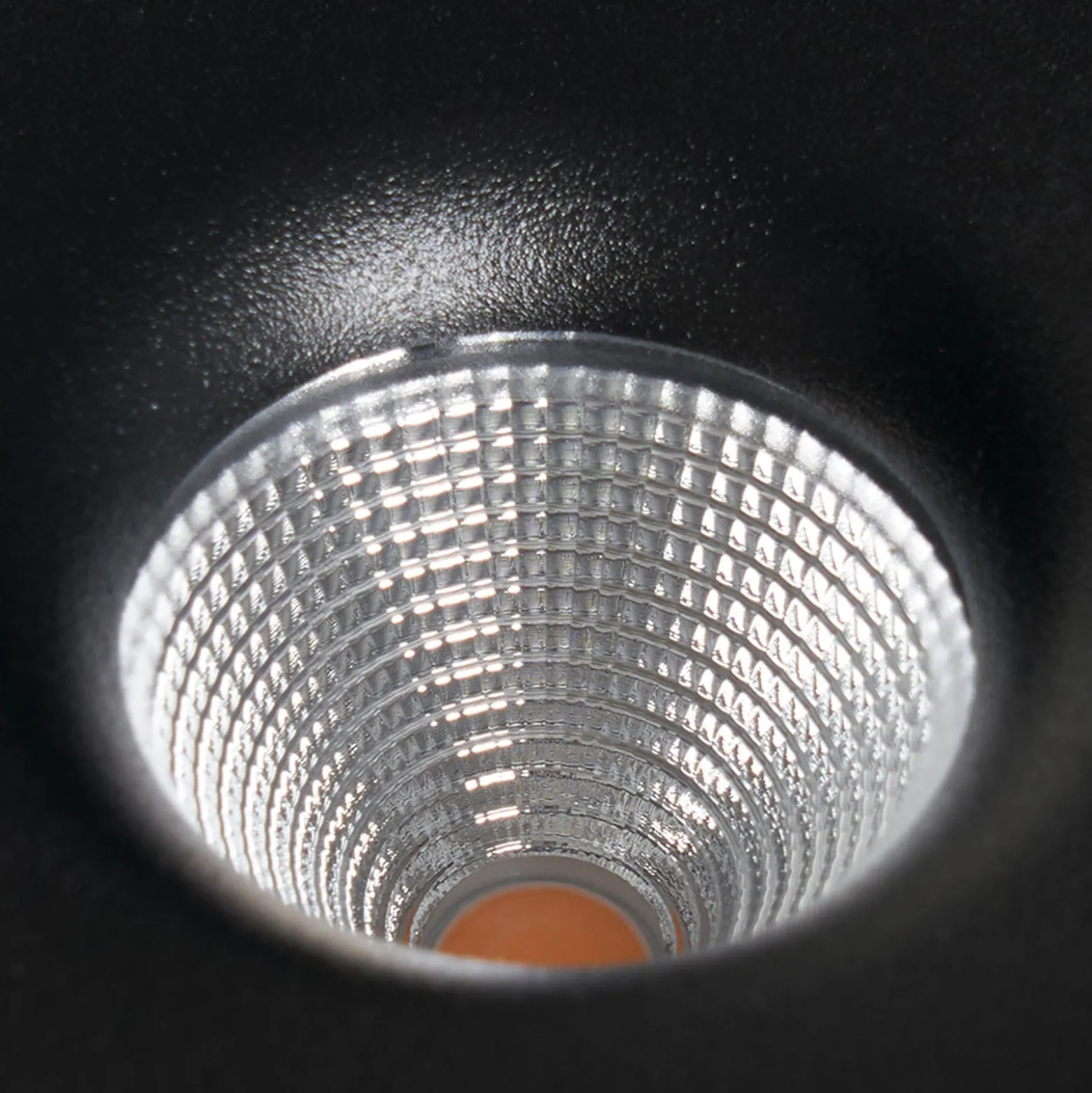 Arcchio LED-Deckenlampe Rotari, Ø 12 cm, up & down, schwarz