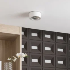 Arcchio LED-Deckenlampe Rotari, Linse, 2-fl. starr