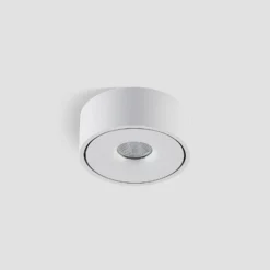 Arcchio LED-Deckenlampe Rotari, weiß, Metall, Ø 12cm