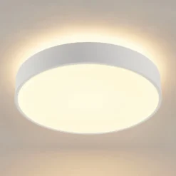 Arcchio LED-Deckenlampe Vanida, weiß, Ø 40 cm, up/down