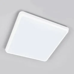 Arcchio LED-Deckenleuchte Augustin, 30 x 30 cm, weiß, IP54