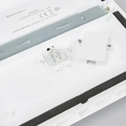 Arcchio LED-Deckenleuchte Augustin, 30 x 30 cm, weiß, IP54